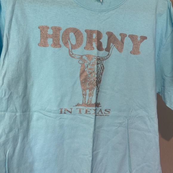 Novelty “Horny in Texas” tee size large - Picture 2 of 4